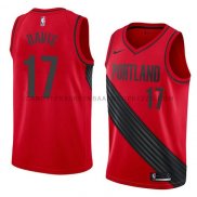 Maillot Portland Trail Blazers Ed Davis Statement 2018 Rouge