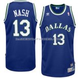 Maillot Retro Dallas Mavericks Nash Bleu