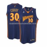 Maillot Retro Golden State Warriors Curry Bleu