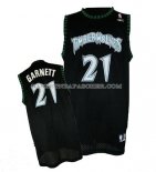 Maillot Retro Minnesota Timberwolves Garnett Noir