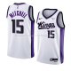 Maillot Sacramento Kings Davion Mitchell NO 15 Association 2023-24 Blanc