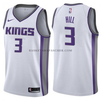 Maillot Sacramento Kings George Hill Association 2017-18 Blanc