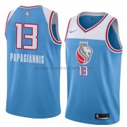 Maillot Sacramento Kings Georgios Papagiannis Ville 2018 Bleu