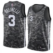 Maillot San Antonio Spurs Marco Belinelli Ville 2018 Gris