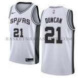 Maillot San Antonio Spurs Tim Duncan Association 2017-18 Blanc