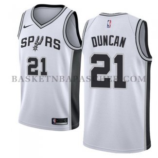 Maillot San Antonio Spurs Tim Duncan Association 2017-18 Blanc