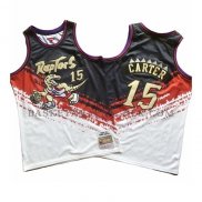 Maillot Tornto Raptors Vince Carter Mitchell & Ness Noir Rouge