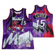 Maillot Tornto Raptors Vince Carter NO 15 Mitchell & Ness 1998-99 Volet