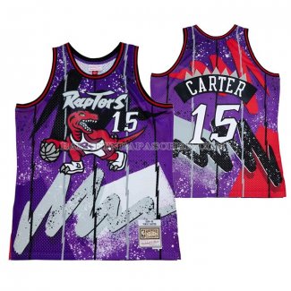 Maillot Tornto Raptors Vince Carter NO 15 Mitchell & Ness 1998-99 Volet