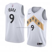 Maillot Toronto Raptors Serge Ibaka Ville 2018 Blanc