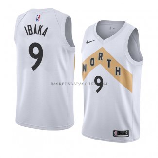Maillot Toronto Raptors Serge Ibaka Ville 2018 Blanc