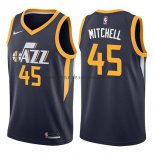 Maillot Utah Jazz Donovan Mitchell Icon 2017-18 Bleu