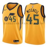 Maillot Utah Jazz Donovan Mitchell Statement 2017-18 Jaune Maillot Utah Jazz Donovan Mitchell Statement 2017-18 Jaune