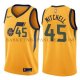 Maillot Utah Jazz Donovan Mitchell Statement 2017-18 Jaune