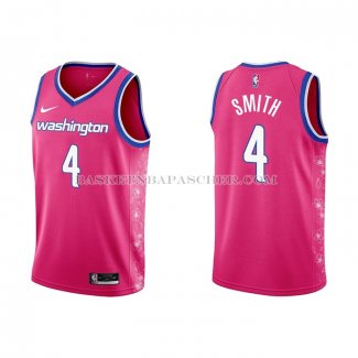 Maillot Washington Wizards Ish Smith NO 4 Ville 2022-23 Rosa
