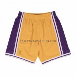 Short Los Angeles Lakers Mitchell & Ness Jaune