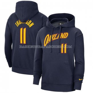 Veste a Capuche Golden State Warriors Klay Thompson Ville 2020-21 Bleu