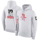 Veste a Capuche Houston Rockets James Harden Blanc