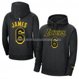 Veste a Capuche Los Angeles Lakers LeBron James Noir2