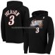 Veste a Capuche Philadelphia 76ers Allen Iverson Noir