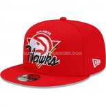Casquette Atlanta Hawks Tip Off 9FIFTY Snapback Rouge