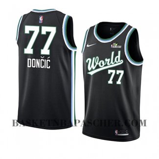 Maillot 2019 Rising Star Luka Doncic World Noir
