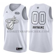 Maillot All Star 2018 Miami Heat Nike Personnalise Blanc