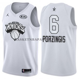Maillot All Star 2018 New York Knicks Kristaps Porzingis Blanc