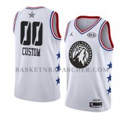Maillot All Star 2019 Minnesota Timberwolves Personnalise Blanc
