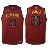 Maillot Enfant Cleveland Cavaliers 2017-18 James Rou