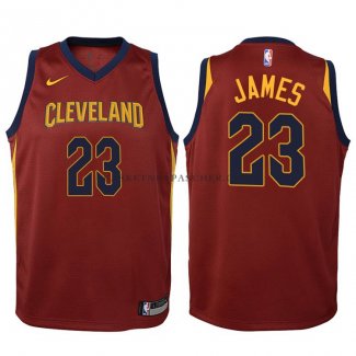 Maillot Enfant Cleveland Cavaliers 2017-18 James Rou