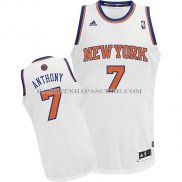 Maillot Authentique New York Knicks Anthony Blanc