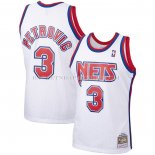 Maillot Brooklyn Nets Drazen Petrovic NO 3 Mitchell & Ness 1992-93 Blanc Maillot Brooklyn Nets Drazen Petrovic NO 3 Mitchell & Ness 1992-93 Blanc