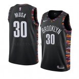 Maillot Brooklyn Nets Dzanan Musa Ville 2019 Noir