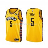Maillot Brooklyn Nets Jason Kidd Ville 2020-21 Jaune Maillot Brooklyn Nets Jason Kidd Ville 2020-21 Jaune