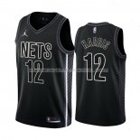 Maillot Brooklyn Nets Joe Harris NO 12 Statement 2022-23 Noir