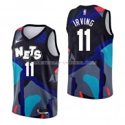 Maillot Brooklyn Nets Kyrie Irving NO 11 Ville 2023-24 Noir