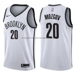 Maillot Brooklyn Nets Timofey Mozgov Association 2017-18 Blanc