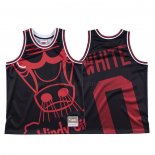 Maillot Chicago Bulls Coby White Mitchell & Ness Big Face Noir