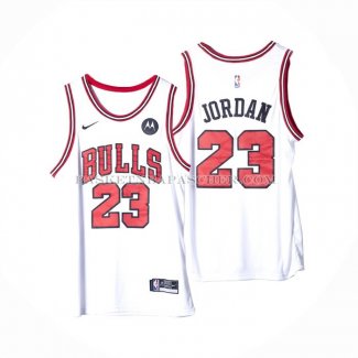 Maillot Chicago Bulls Michael Jordan NO 23 Association 2022-23 Blanc