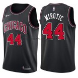 Maillot Chicago Bulls Nikola Mirotic Statehombret 2017-18 Noir
