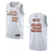 Maillot Cleveland Cavaliers Dean Wade NO 32 Ville 2022-23 Blanc