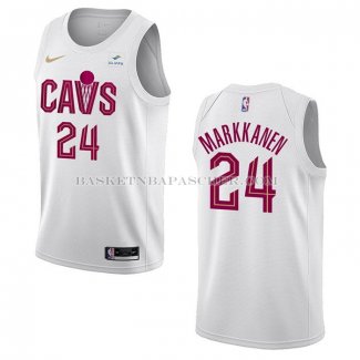 Maillot Cleveland Cavaliers Lauri Markkanen NO 24 Association 2022-23 Blanc