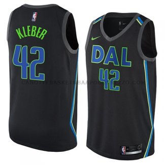 Maillot Dallas Mavericks Maxi Kleber Ciudad 2018 Noir