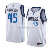Maillot Dallas Mavericks Ryan Broekhoff Association 2018-19 Blan