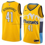 Maillot Denver Nuggets Juan Hernangomez Statement 2018 Jaune Maillot Denver Nuggets Juan Hernangomez Statement 2018 Jaune