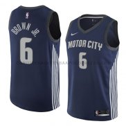 Maillot Detroit Pistons Bruce Brown Jr. Ciudad 2018 Bleu