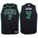 Maillot Enfant Boston Celtics Jaylen Brown Statement 2017-18Noir