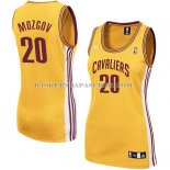 Maillot Femme Cleveland Cavaliers Mozgov Jaune
