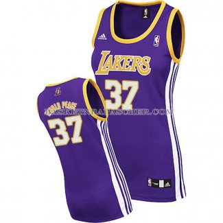 Maillot Femme Los Angeles Lakers World Peace Purpura